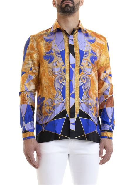 chemise motifs versace|Collection chemises .